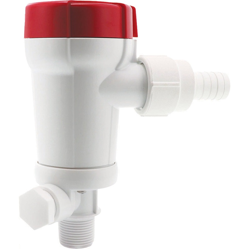 Rule 800 GPH Livewell Pump Straight Seacock Inlet