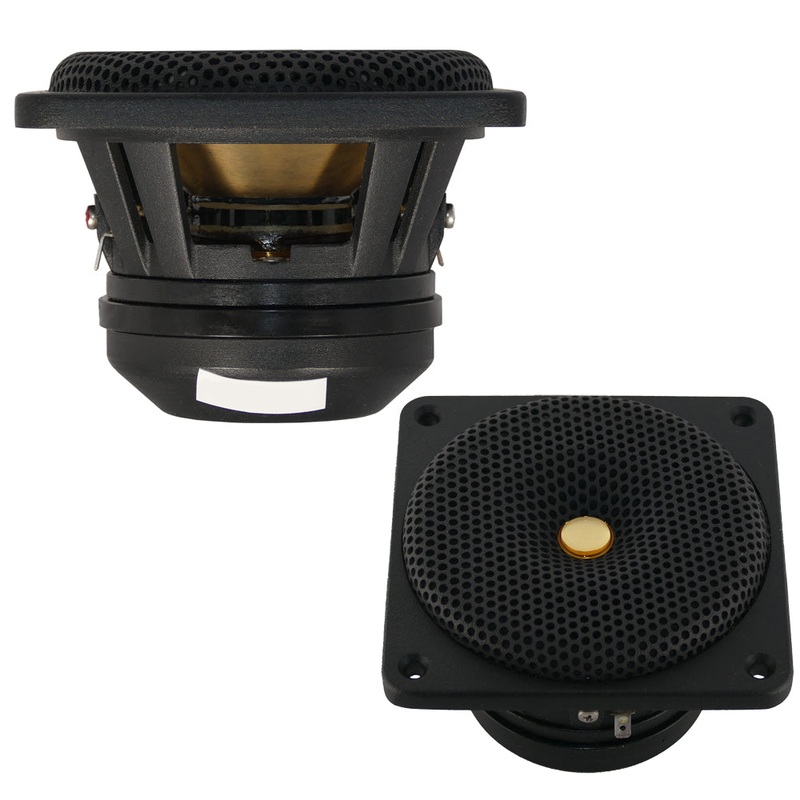 DC GOLD AUDIO N4R 4" Reference Series Speaker - 8 OHM - (Pair) Black