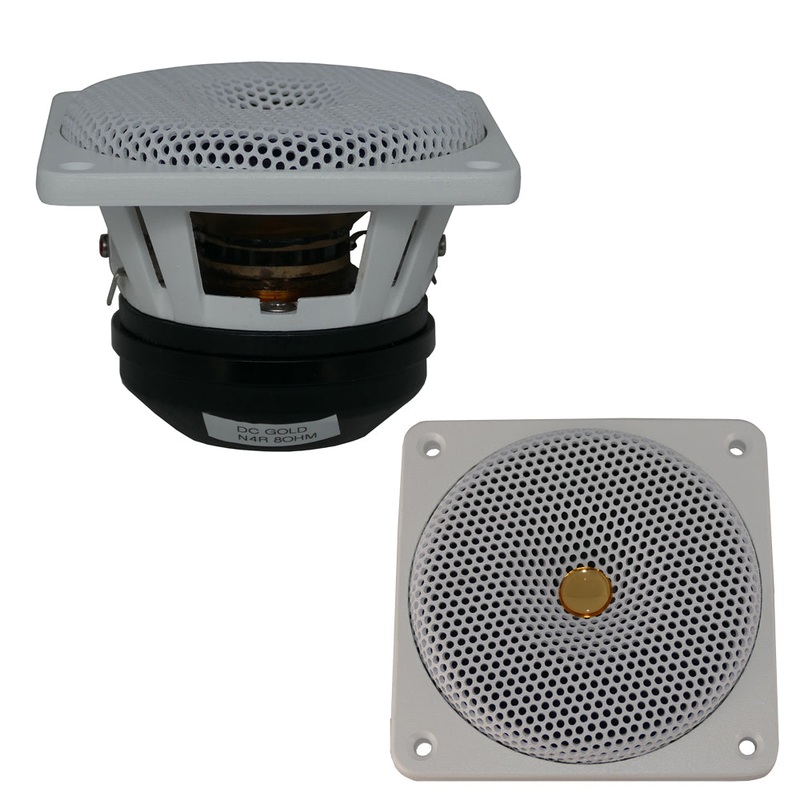 DC GOLD AUDIO N4R 4" Reference Series Speaker - 8 OHM - (Pair) White