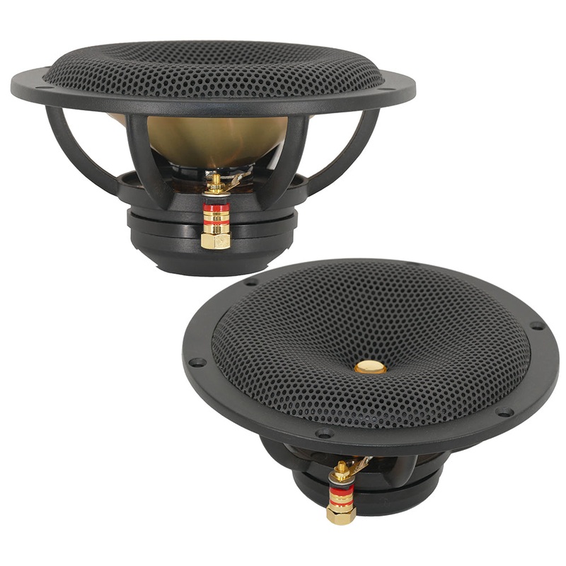 DC GOLD AUDIO N7C 7" Classic Series Speakers - Black - 8 OHM