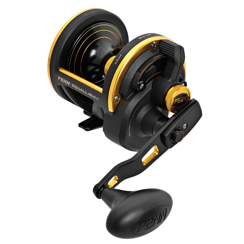 PENN SQL40LDLH Squall Lever Drag Reel - Left Hand
