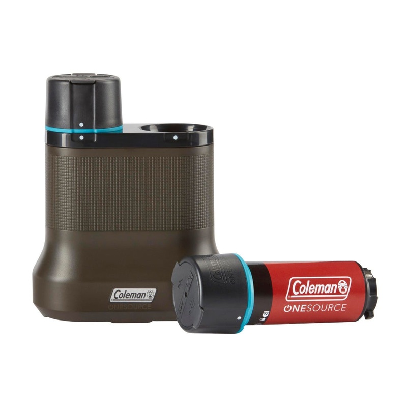 Coleman OneSource Rechargeable Lithium-Ion Battery 2-Pack & 2-Port Quick Charging Station