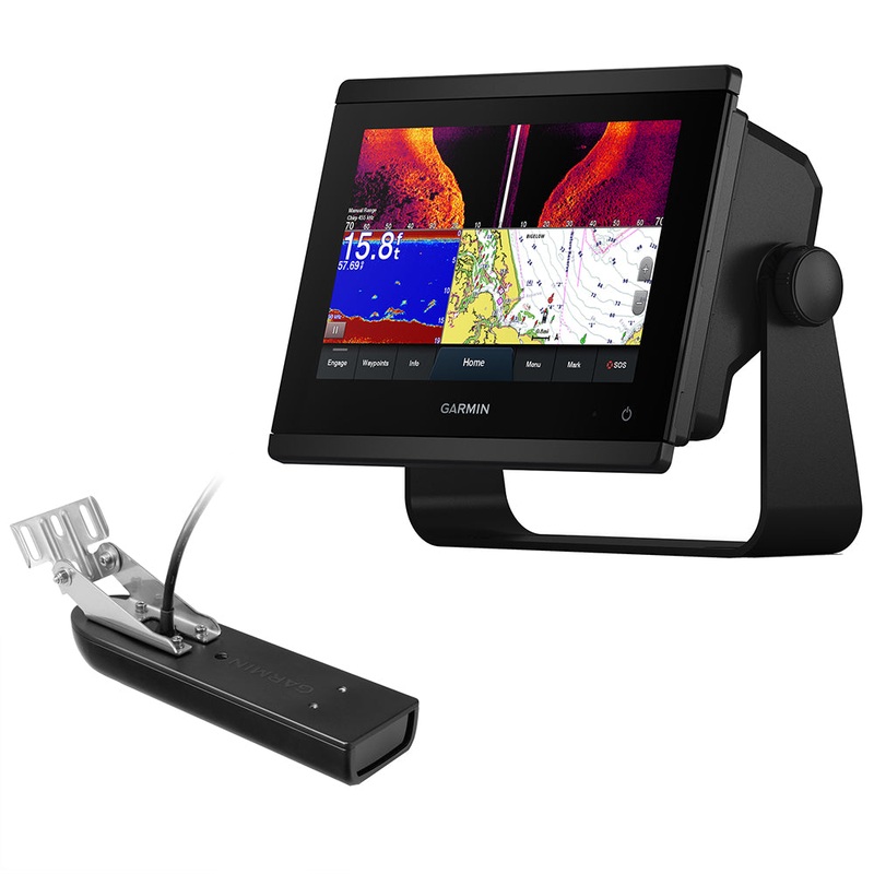 Garmin GPSMAP 743xsv Combo GPS/Fishfinder - Preloaded US+Canada+Bahamas BlueChart g3 - LakeVu g3 w/GT23M-TM