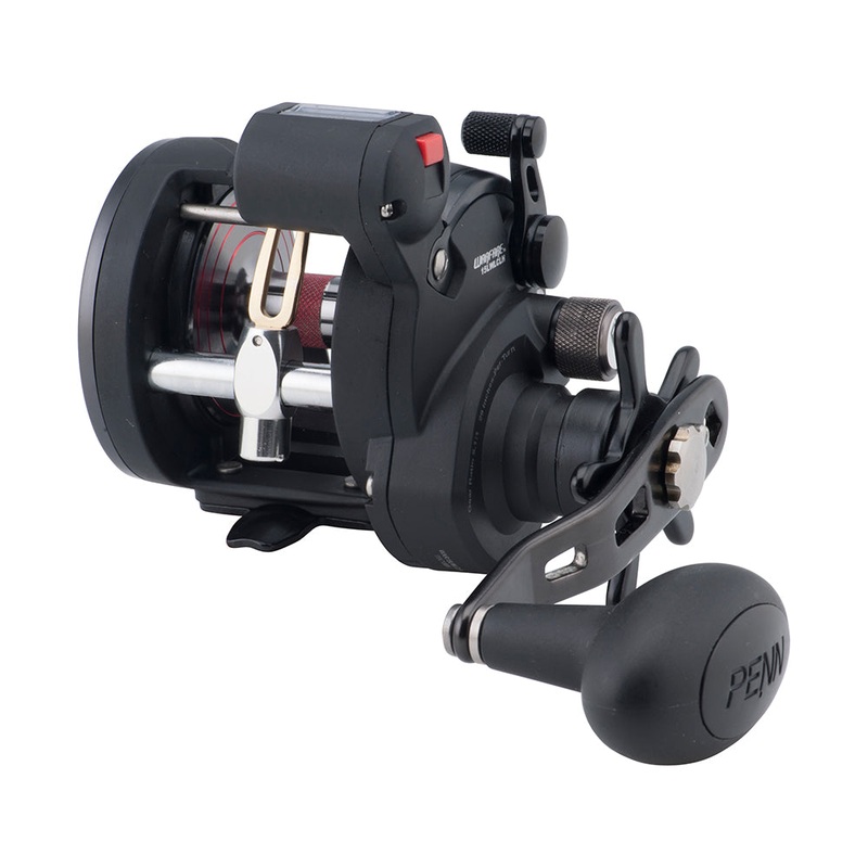 PENN WAR15LWLCLH Warfare Level Wind 15 Left Hand Reel w/Line Counter