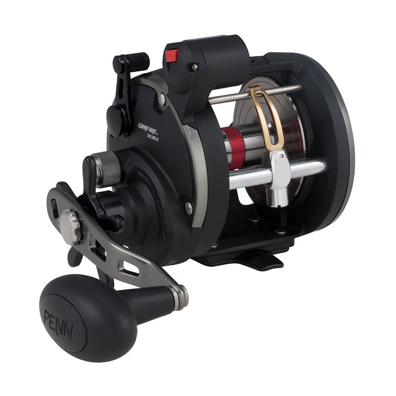PENN WAR30LWLC Warfare Level Wind 30 Right Hand Reel w/Line Counter
