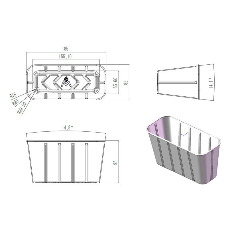 Magma Disposable Grease Tray Foil Liner - 10 Pack
