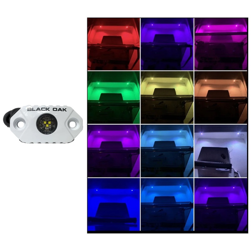 Black Oak Marine RGB Accent Light - White