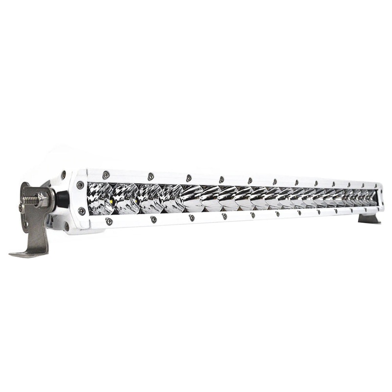 Black Oak Marine Single Row Combo 20" Light Bar - White