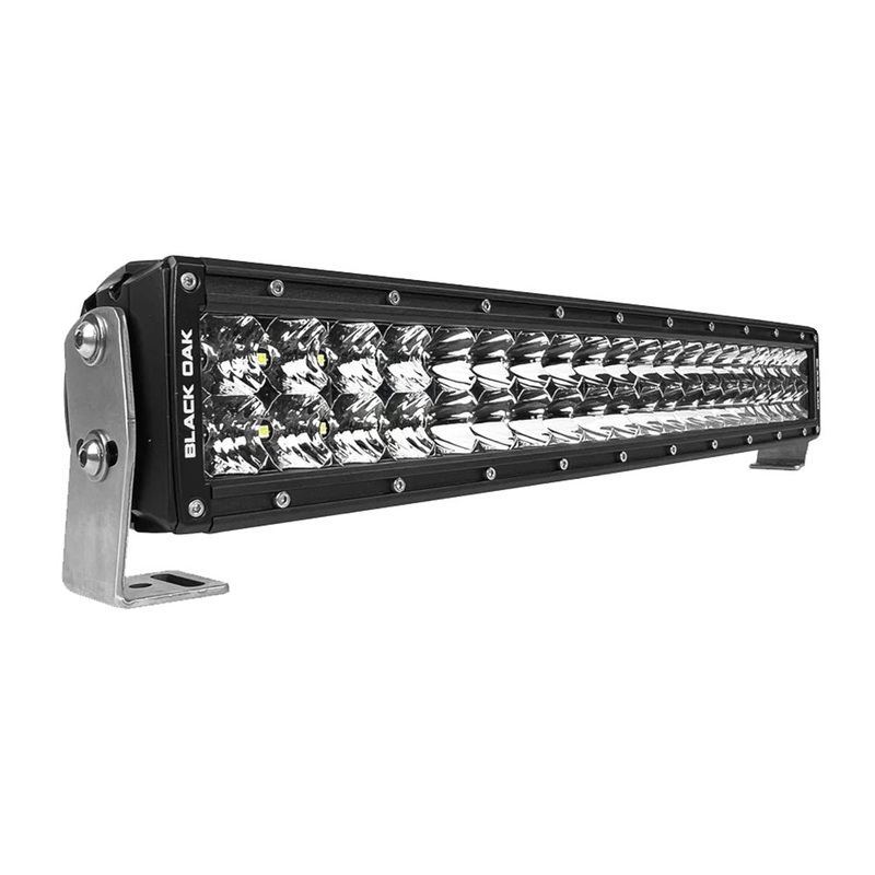 Black Oak Pro Series Curved Double Row Combo 20" Light Bar - Black