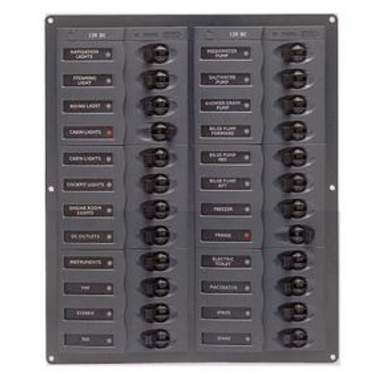 BEP 905NMV 24 Way DC Circuit Breaker Panel Vertical