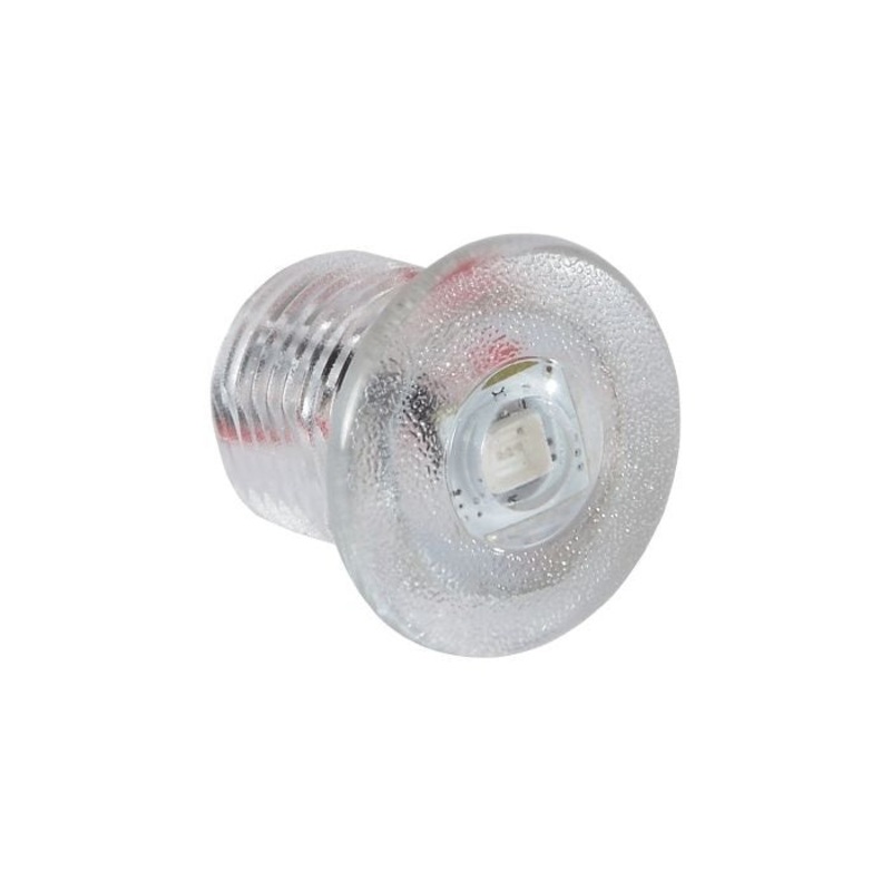 Lumitec Newt Courtesy/Accent Blue LED Light Clear Finish 12v 4 Pack