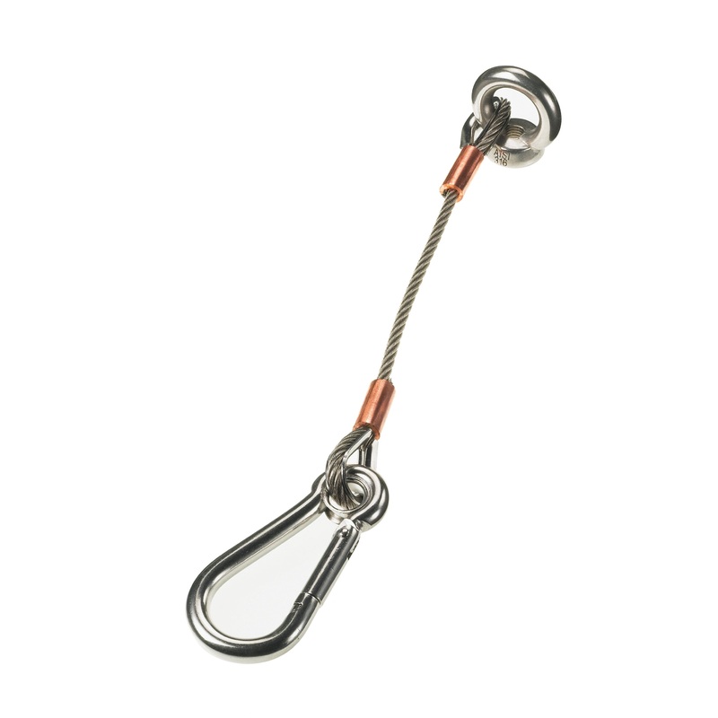 Lewmar 66840027 Anchor Strap 12 3mm Cable with 6mm Caribiner Clip