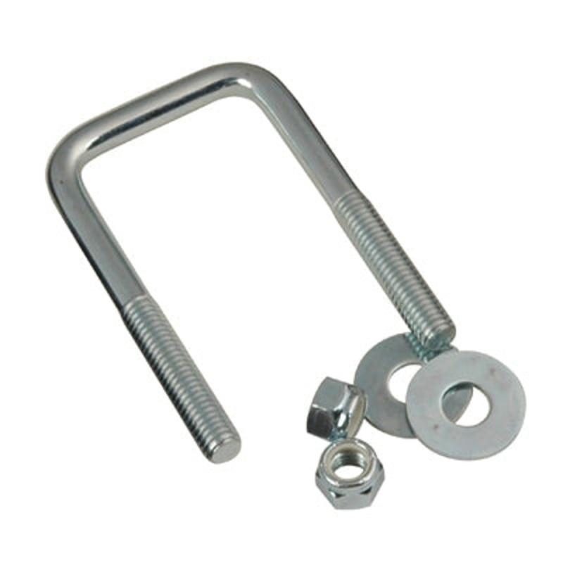 C.E. Smith Zinc U-Bolt 7/16"-14 X 3-1/8" X 3" w/Washers & Nuts - Square