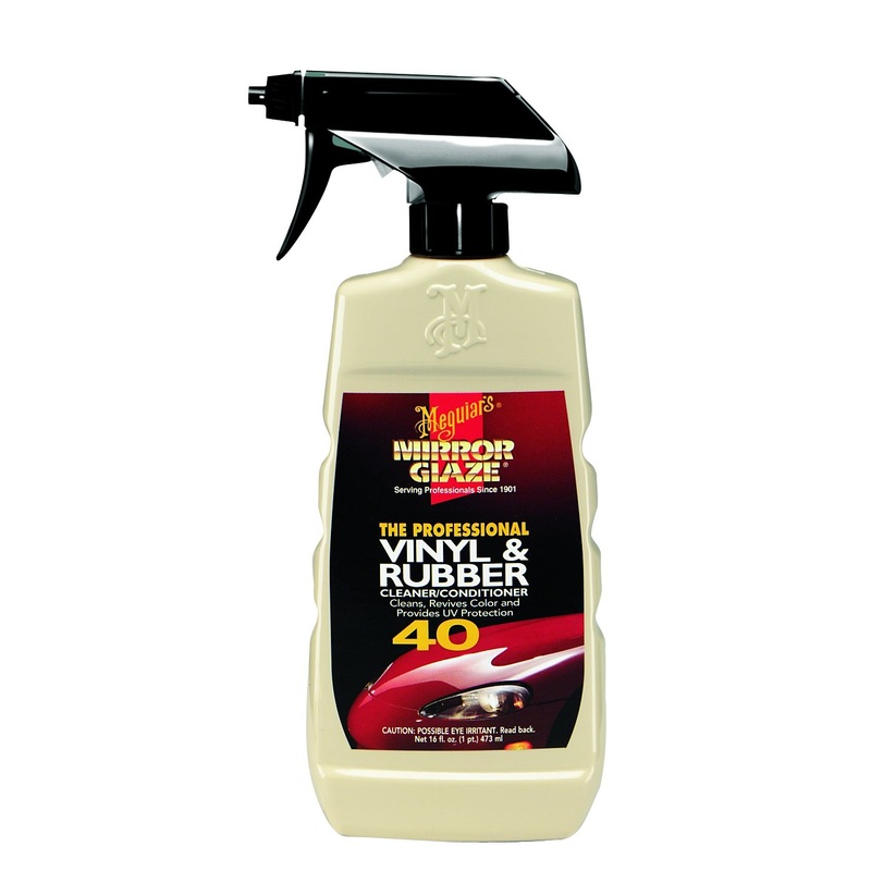Meguiar's M40 Mirror Glaze Vinyl & Rubber Cleaner & Conditioner - 16oz