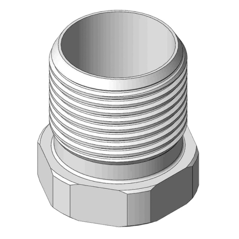 AC Antennas N295F - 1" Male Bolt for 1"-14 TPI Ferrule Antennas