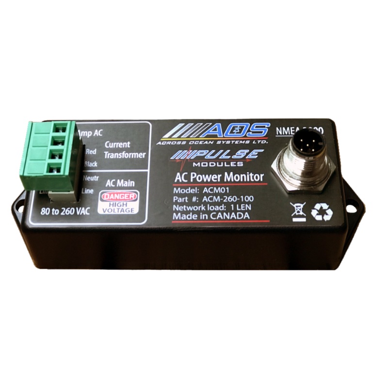 Across Ocean Systems ACIM-260-100-N2K - 1 Phase AC Monitoring NMEA 2000 Module