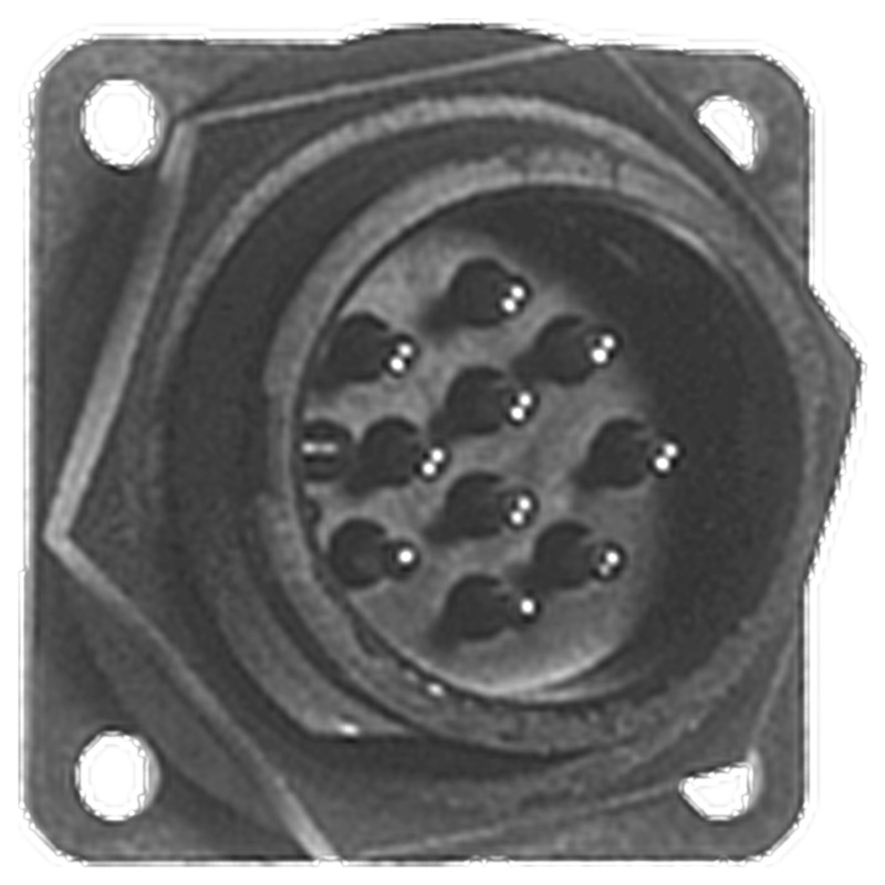 Conxall CX-4110 - 10-Pin Panel Mount-Mate for CX-1110