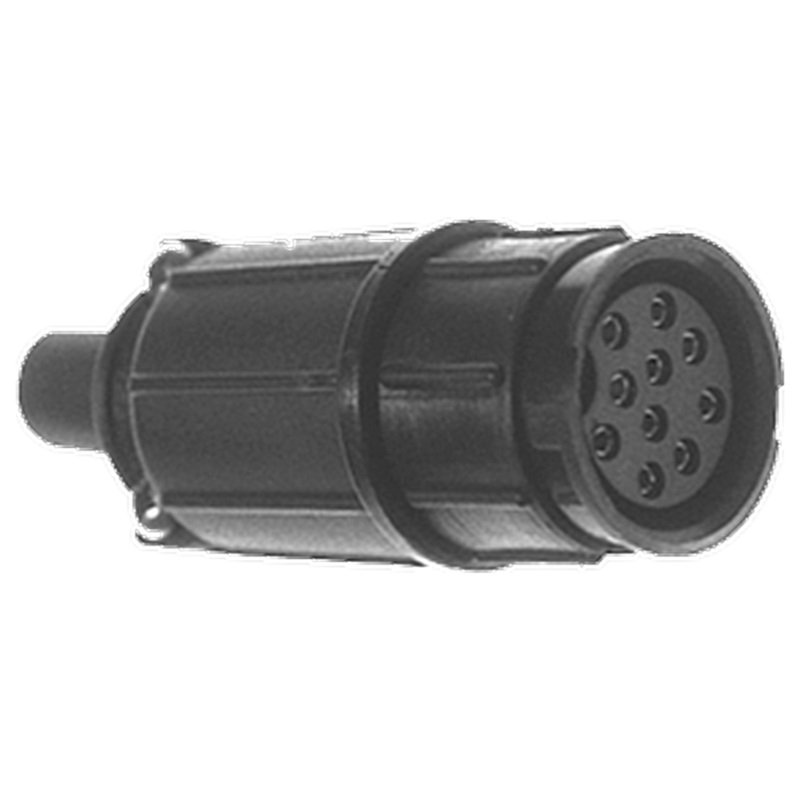 Conxall CX-7010 - 10-Pin Female Inline, Mate for CX-1010
