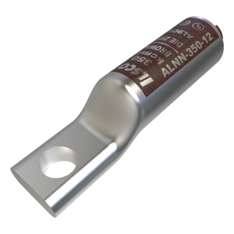 FTZ Industries CLNS-1-516 - 1 GA Cu Comp Lug 5/16" Stud Long Barrel