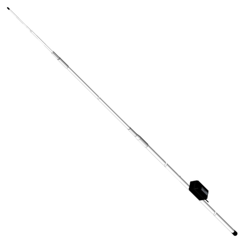 AC Antennas KUM703-1 - 3 Section 1000W Antenna for Mast Mounting, with Box for Coax