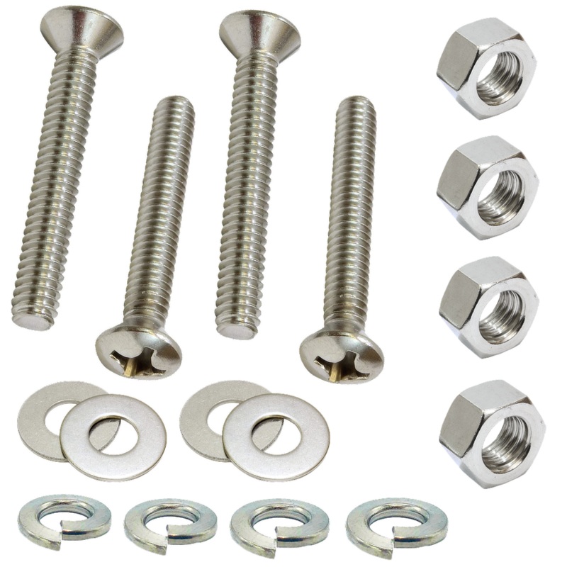 Alloy Fasteners HW2 - 2" Stainless Steel Hardware Pack
