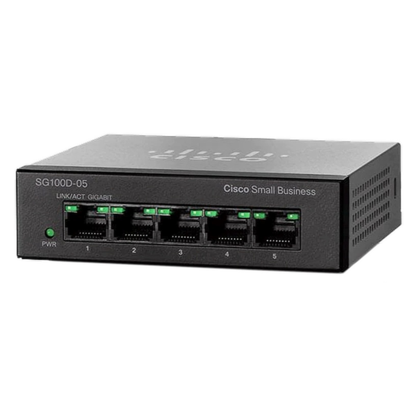 Cisco SG110D-05 - 5-Port Ethernet Switch, 12V