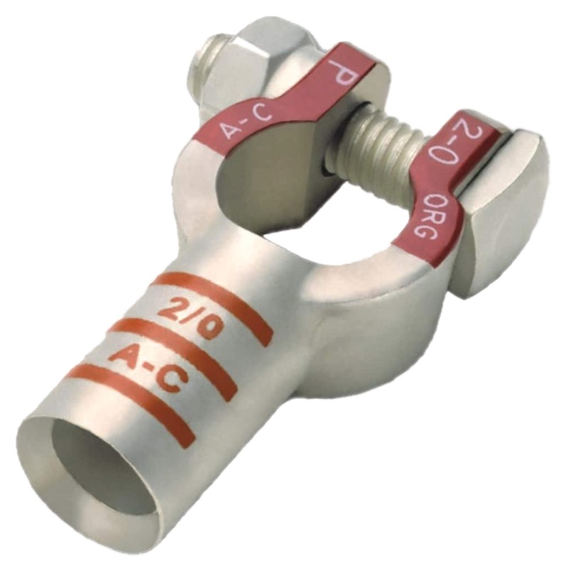 FTZ Industries 18174 - 2/0 Straight Post Top Positive Terminal