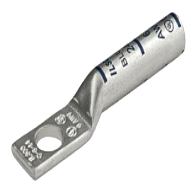 FTZ Industries CLNS-6-516 - 6 GA Cu Comp Lug 5/16" Stud Long Barrel
