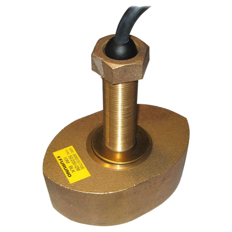 Furuno CA50200-12M - 50+200kHz Furuno Bronze Thru-hull, No Connector, 1kW