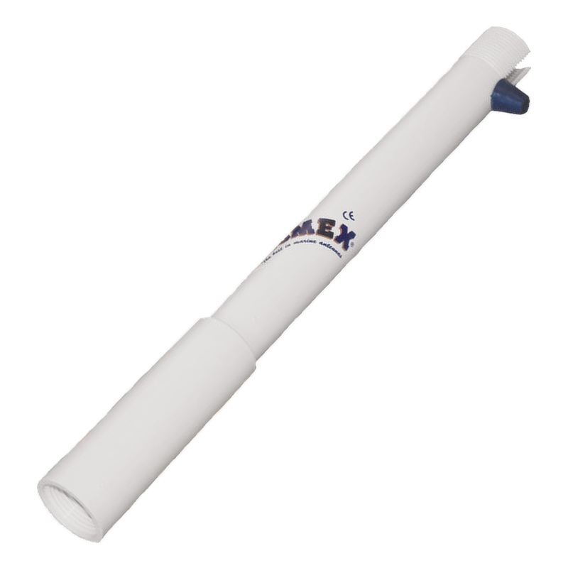 Glomex Marine Antennas RA129-6 - 6" Extension Tube, White Aluminum