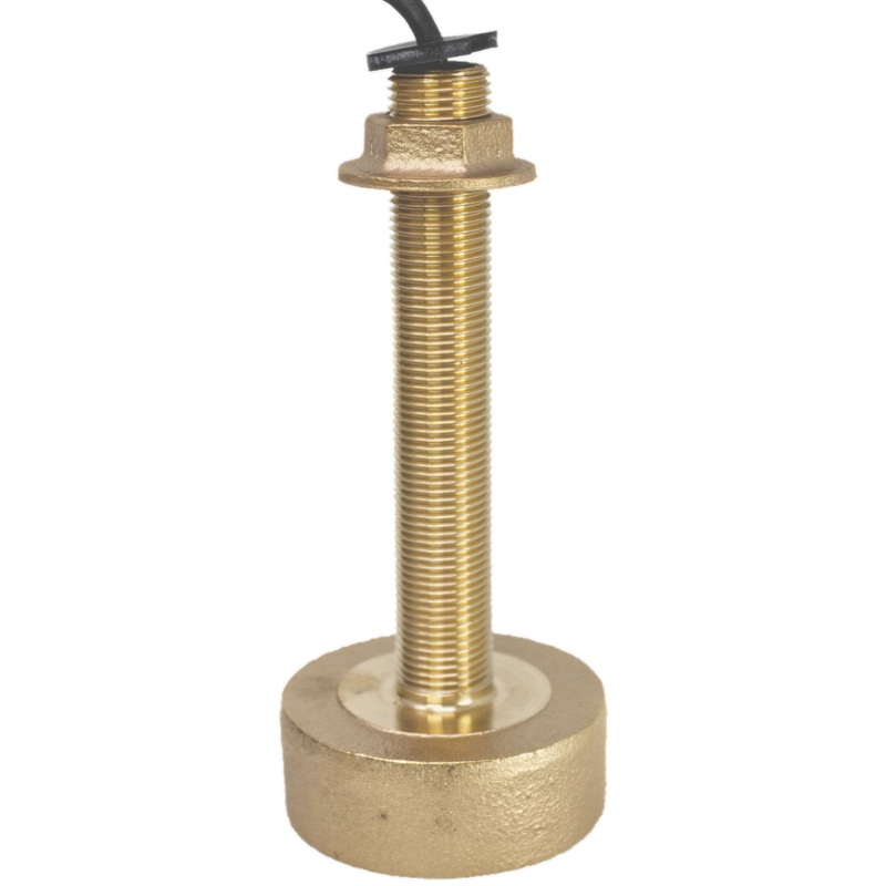 Radarsonics 201R-50200-DT8 - 50/200kHz Round Bronze Thru-hull, DT