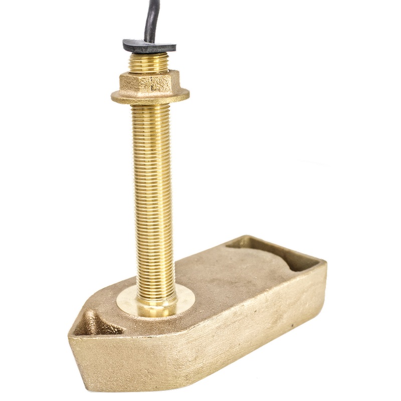 Radarsonics 300-50200-DT8 - 50+200kHz Dual Element Bronze Thru-hull