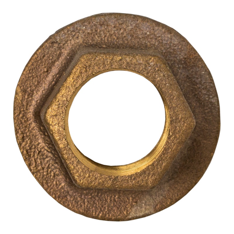 Radarsonics 34N - 3/4" Brass Transducer Nut