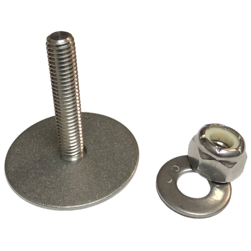 Weld Mount HS200-32SS - 2.0" Tall Stainless Stud with 3/8"-16 Thread