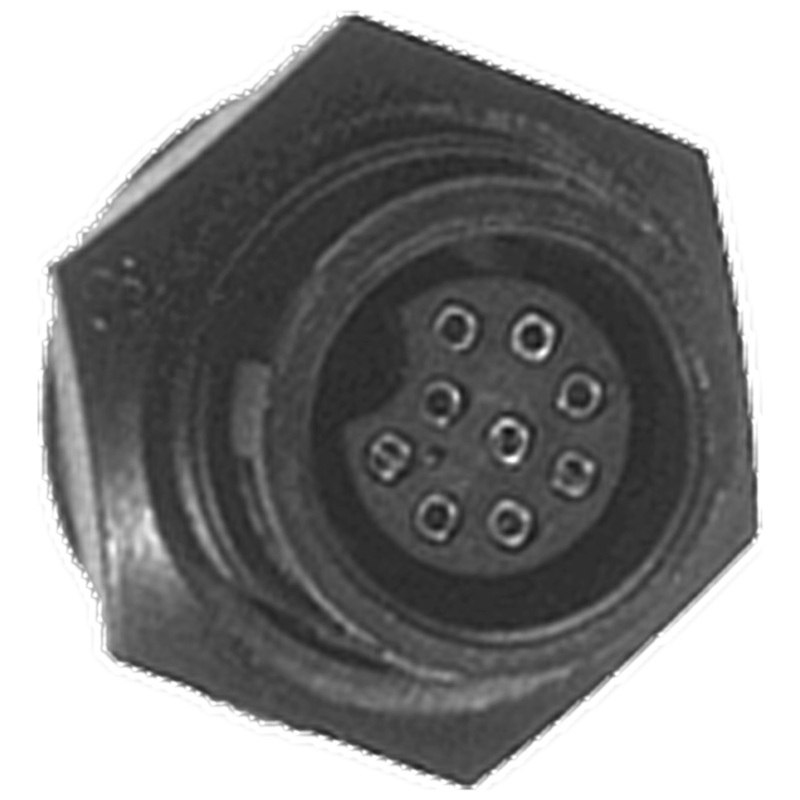 Conxall CX-409 - 9-Pin Panel Mount (.040 Pin OD)