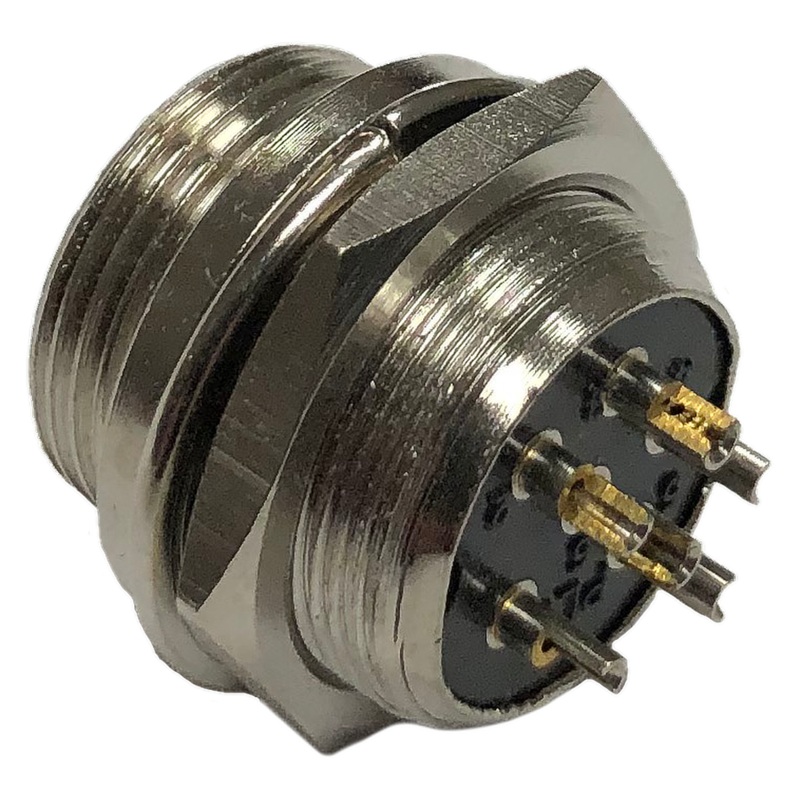 Philmore J-6 - 6-Pin Male Chassis Connector