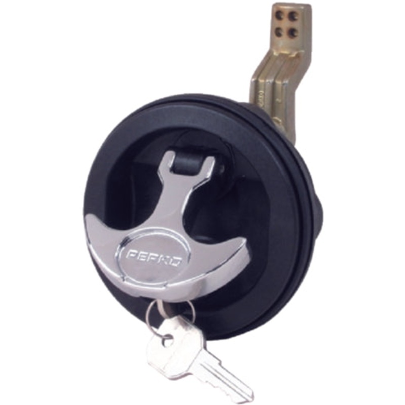 Perko 1091DP4BLK T Handle Flush Lock, Black